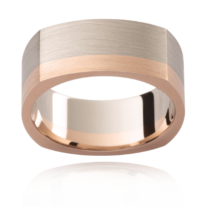 Rivitted and Angled Style Rings - Twin Plaza Metals